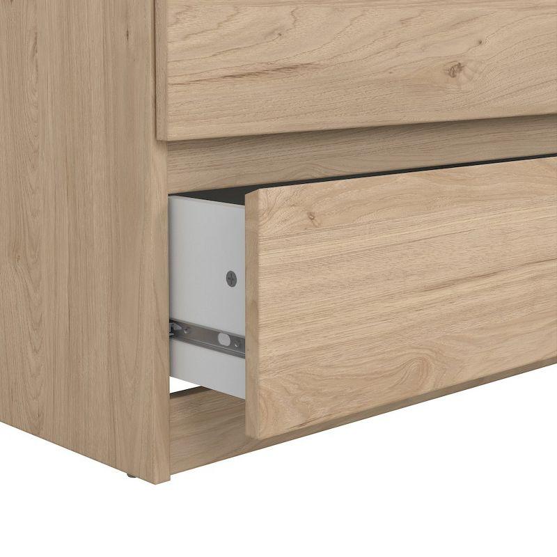Tvilum Scottsdale 6 Drawer Double Dresser, Jackson Hickory