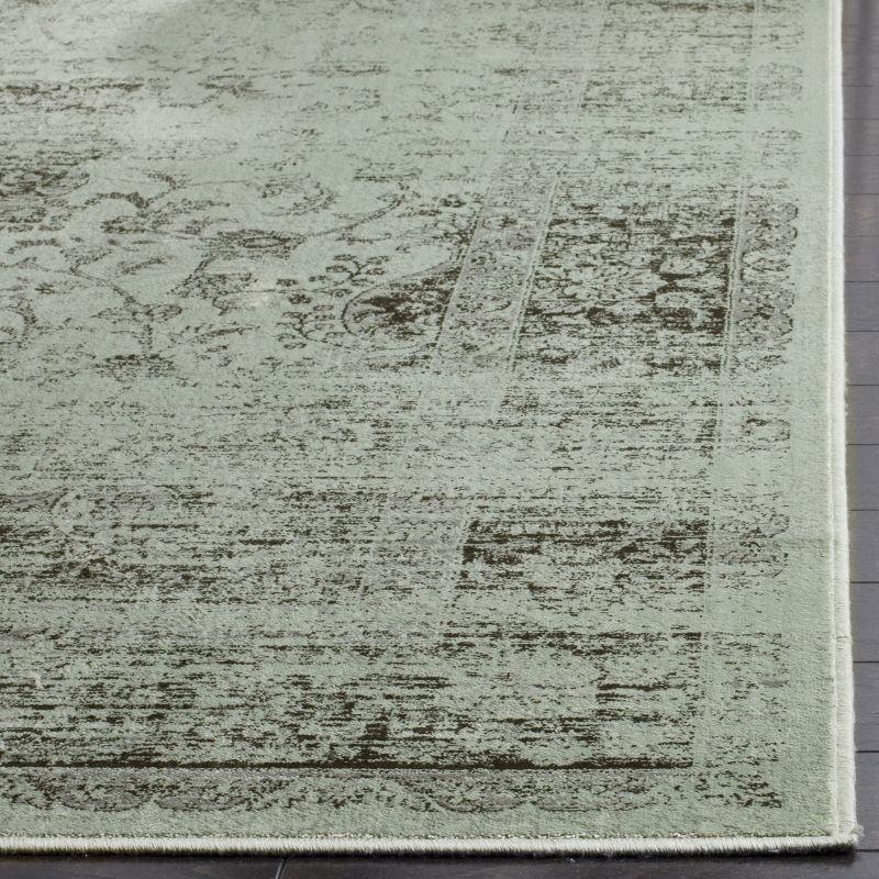 Vintage VTG113 Power Loomed Indoor Skid-Resistant Area Rug - Spruce - 4'x5'7" - Safavieh