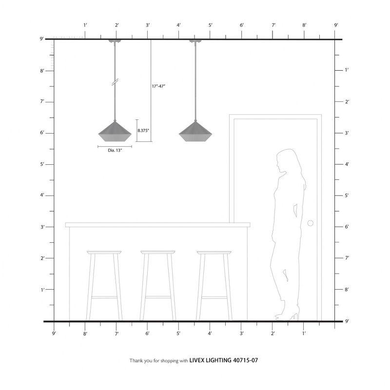 Livex Lighting Stockholm 1 - Light Pendant in  Bronze