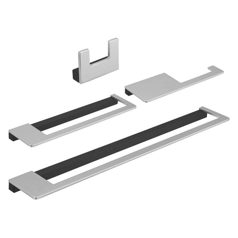 Black Nickel 24-Inch Stainless Steel 4-Piece Bath Hardware Set