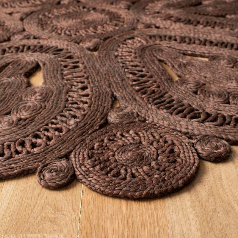 Natural Fiber NF360 Hand Woven Area Rug - Brown - 7' round - Safavieh.