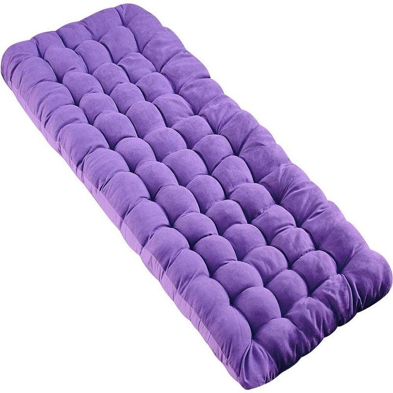 Zone Tech Camping Cot Pads Mattress - Lavender Premium Quality Outdoor Comfortable Thicker Cotton Lightweight Waterproof Bottom Pad Mattress