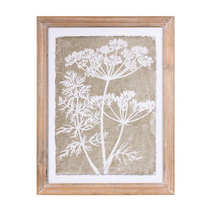 Melrose Framed Queen Anne's Lace Wall Art (Set of 2)