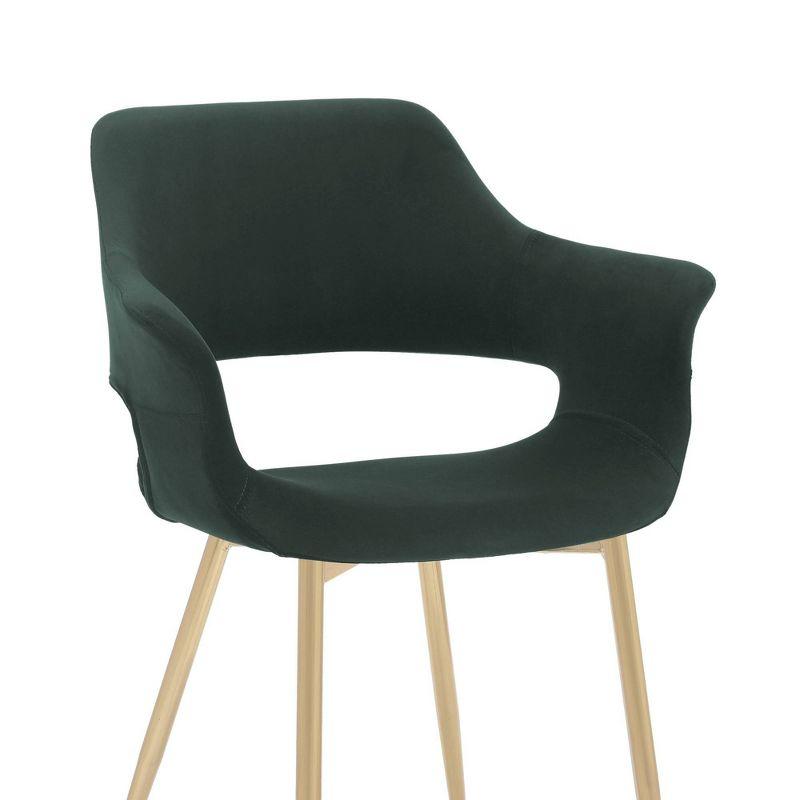 Gigi Velvet Metal Dining Room Chair - Armen Living