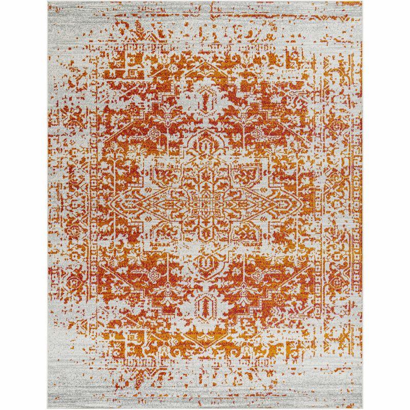 Hauteloom Rectangle Area Rug   Burgundy