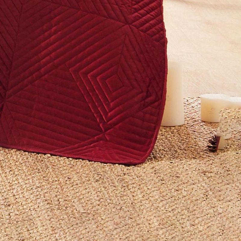 Riviera Velvet Quilted Throw