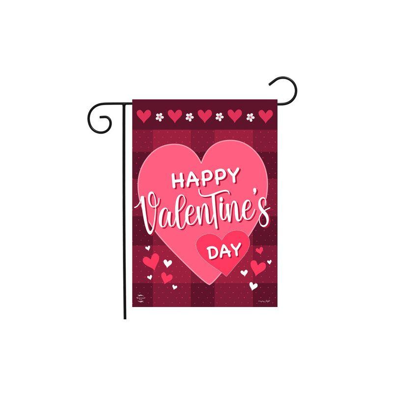 Happy Valentine's Day Double Sided Outdoor Garden Flag