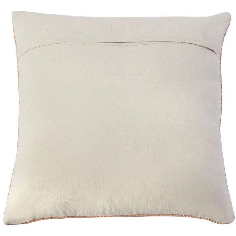 Lorenz Pillow - Orange - 18"X18" - Safavieh