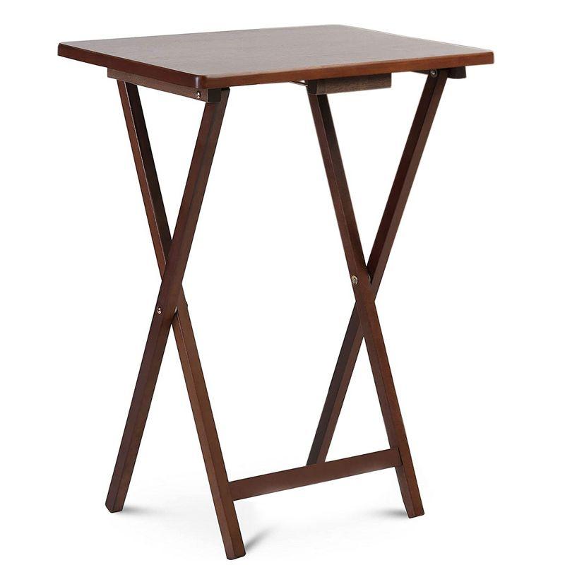 19.09'' Solid Wood Rectangular Portable Folding Table