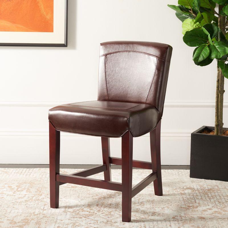 Ken Counter Stool - HUD8202 - Brown - Safavieh