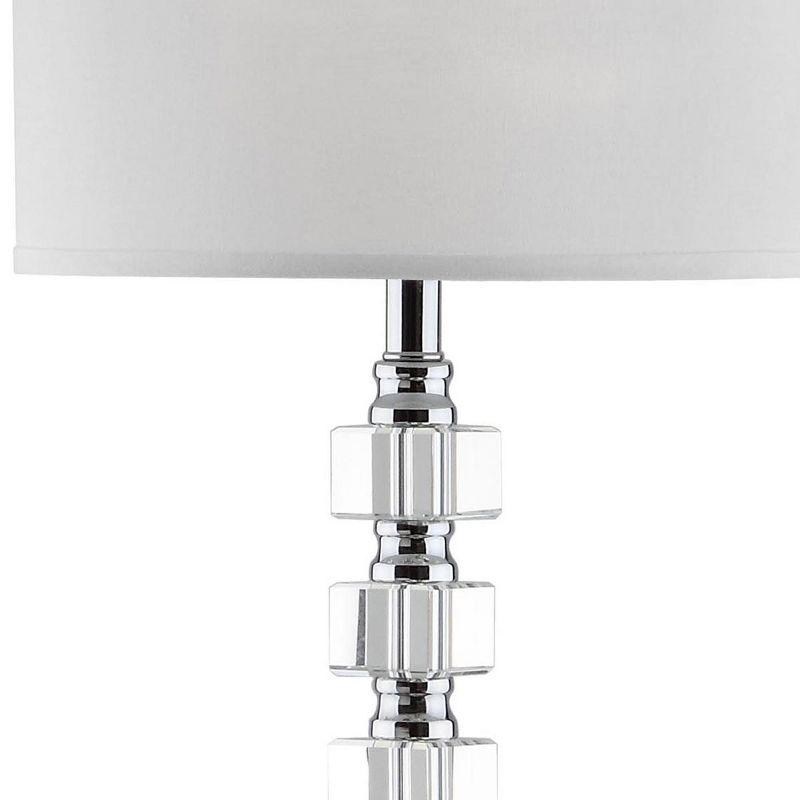 Lombard 60 Inch H Street Floor Lamp - Clear/Chrome - Safavieh