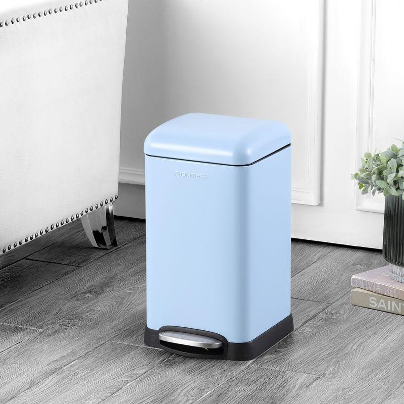 happimess Betty Retro Mini 3.2-Gallon Step-Open Trash Can