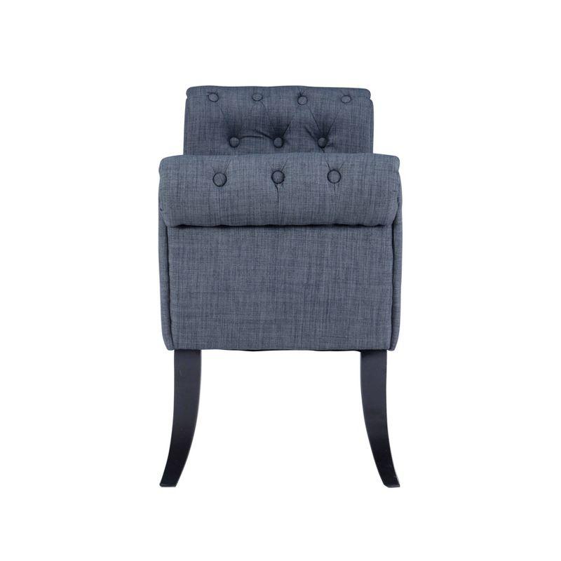 Madison Roll Arm Bench - Linon