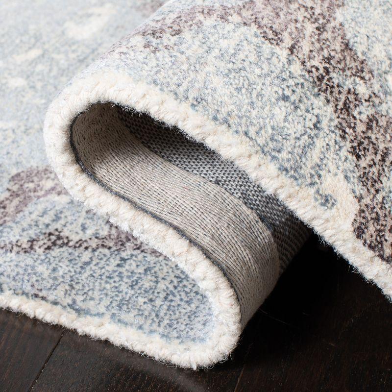Restoration Vintage RVT112 Hand Tufted Indoor Runner Rug - 2'3"x8' - Grey/Ivory - Safavieh