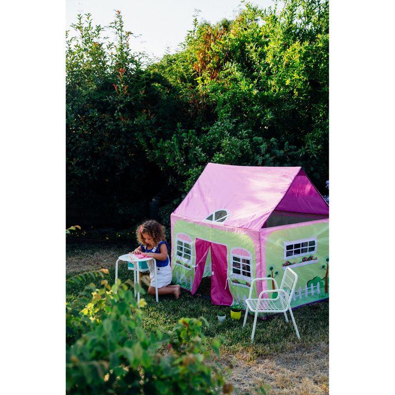 Lil' Cottage House Play Tent with Garden Graphics