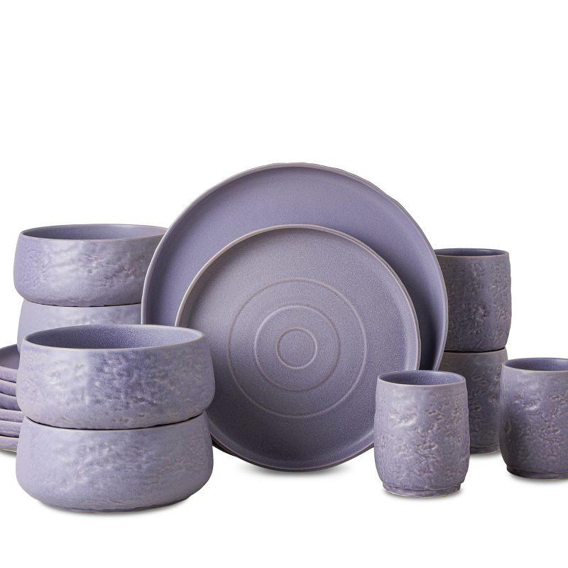 Shosai Stone by Mercer Project Shosai 16-Piece Dinnerware Set Stoneware