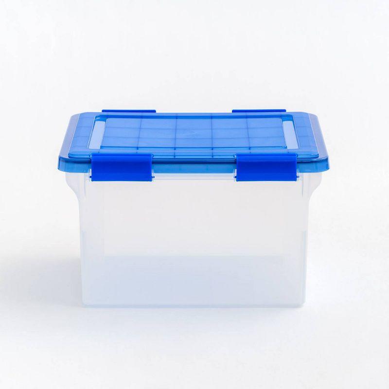 32 Qt [8 GAL] Element Resistant Ultimate Clear Letter/Legal File Box