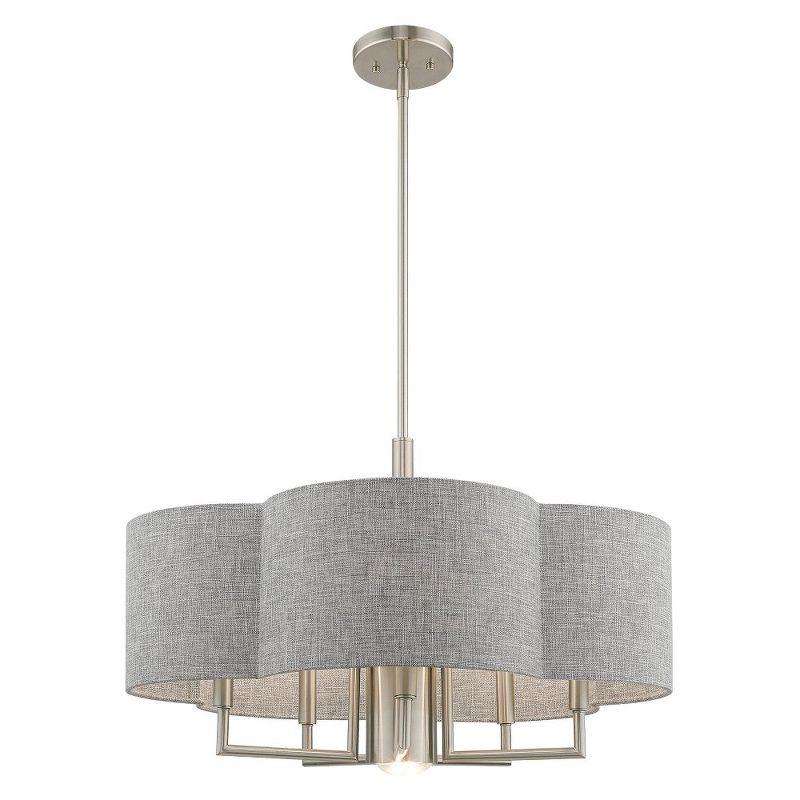 Livex Lighting Kalmar 5 - Light Chandelier in  Brushed Nickel