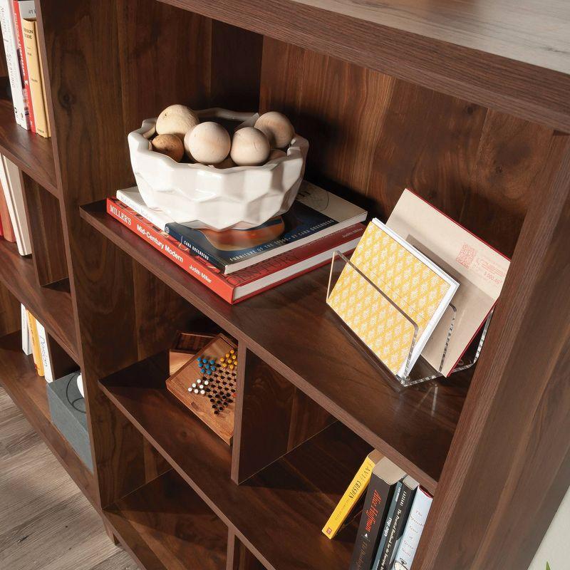 Grand Walnut Cubby Storage Bookcase for Kids' Toys