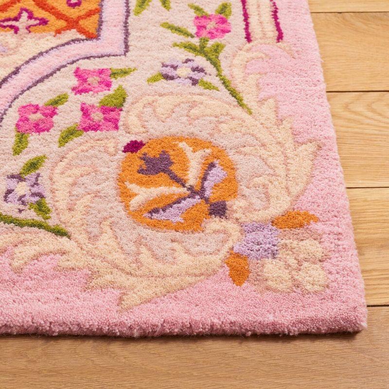 Bellagio BLG535 Hand Tufted Area Rug - Blue/Pink - 8'x10' - Safavieh.