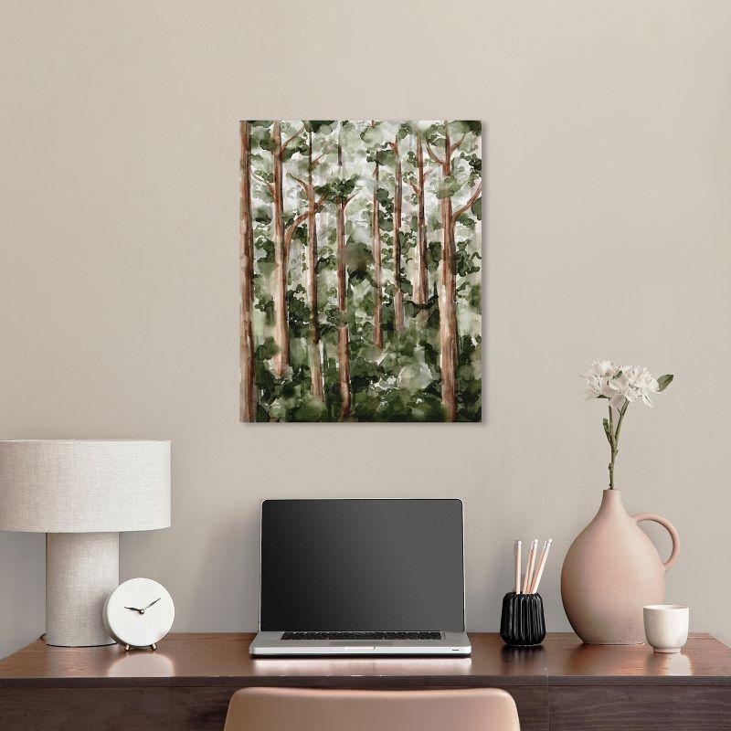 Art Remedy Art Remedy Wildy Forest Framed Landscape Watercolor Style 56937