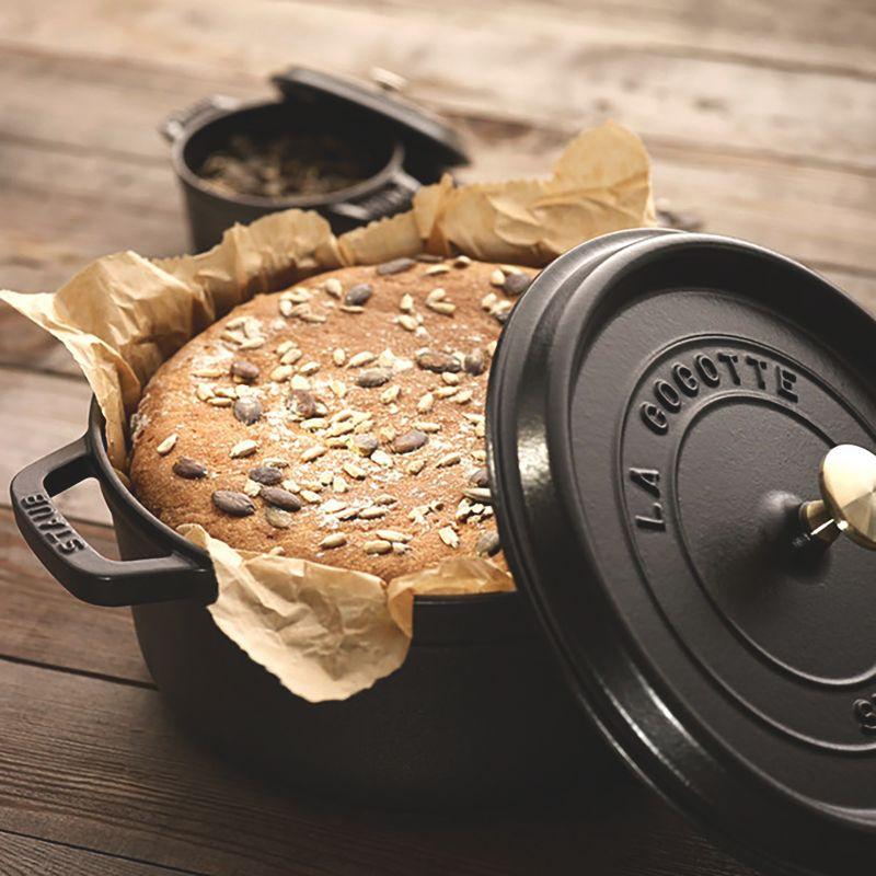 STAUB Cast Iron 5.5-qt Round Cocotte