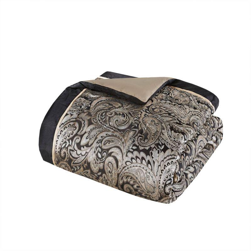 Madison Park Aubrey 12 Piece Comforter Set with Cotton Bed Sheets