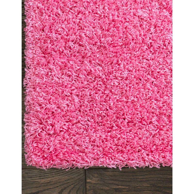 Unique Loom Solid Shag Solid Indoor Woven Area Rug