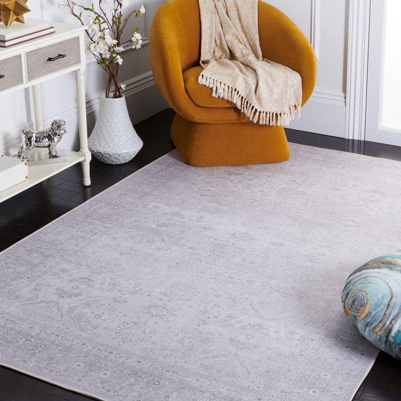 Ivory Elegance 5' x 8' Rectangular Synthetic Area Rug