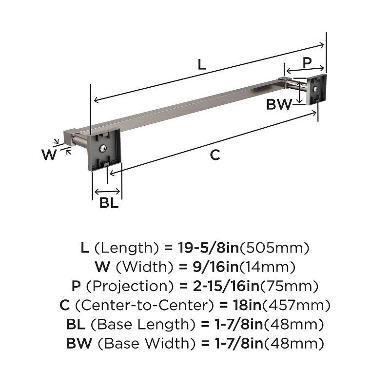 Appoint 19.87" Wall Mounted Towel Bar