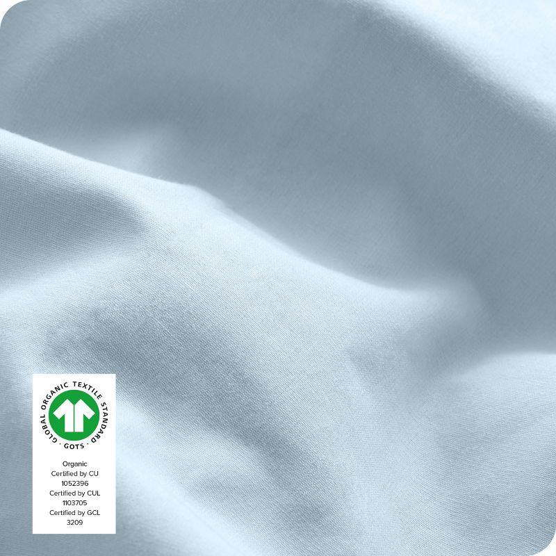 300 Thread Count Organic Cotton Percale Bed Sheet Set by Bare Home