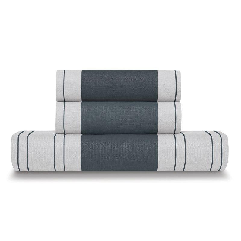 Ella Jayne Home French Linen Cotton Striped Duvet Cover Set