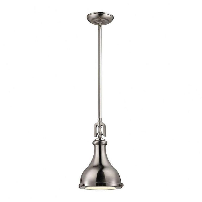 Elk Home Rutherford 1 - Light Pendant in  Brushed Nickel