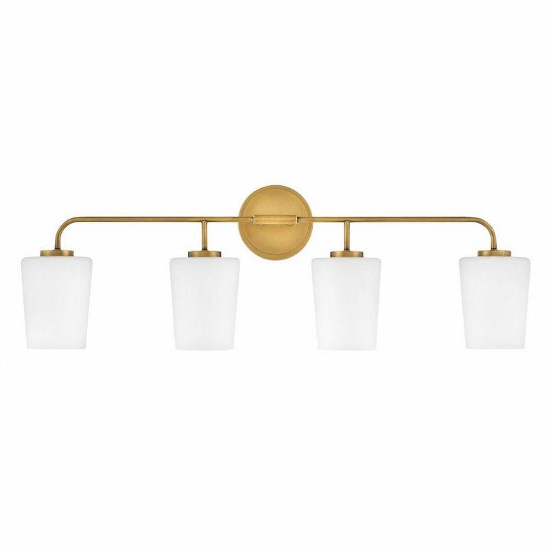 Fitz 4 Light Frosted Dimmable Vanity Light