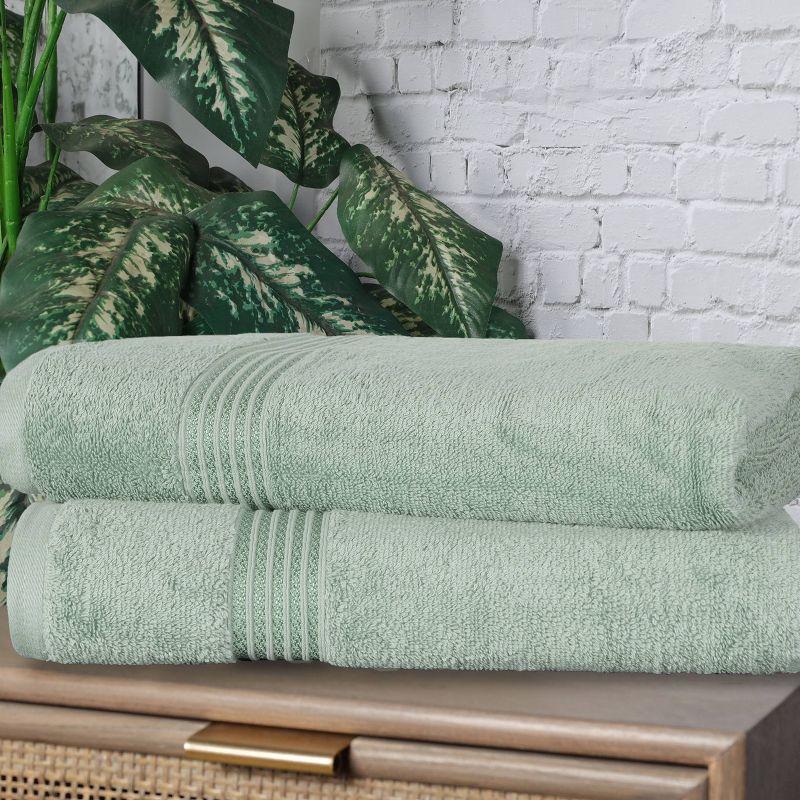 Oleg Egyptian-Quality Cotton Highly Absorbent Medium Weight Bath Sheet Set