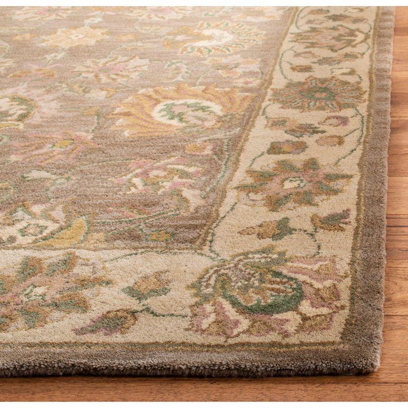 Heritage HG343 Handmade Accent Rug - 2'3"x4' - Brown/Ivory - Safavieh
