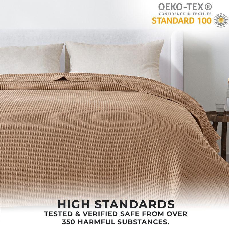 100% Cotton Waffle Weave Blanket