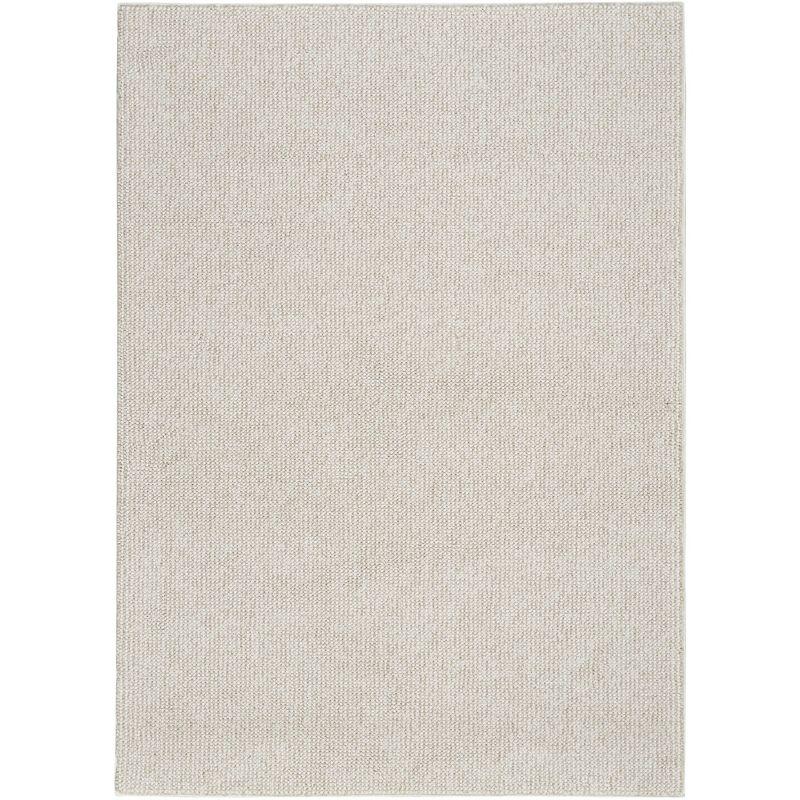 Nourison Textured Home Modern Indoor Rug Ivory Beige 7'10" x 9'10"