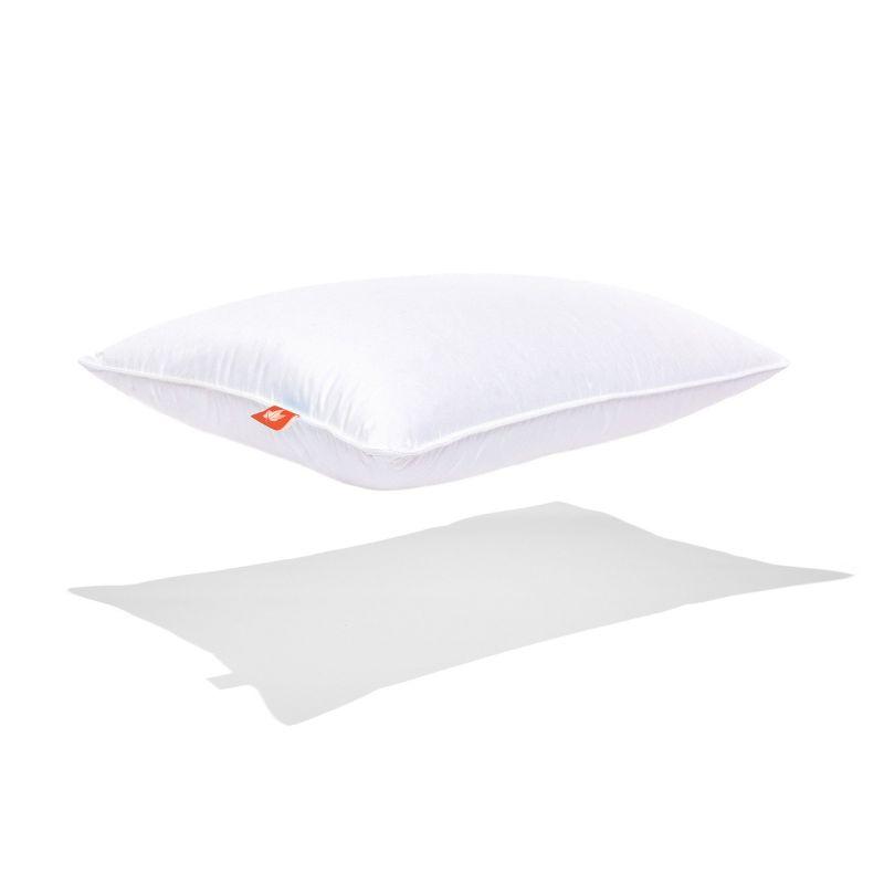 Canadian Down & Feather Company - 625 Loft White Down Pillow, Medium Support - Standard Size
