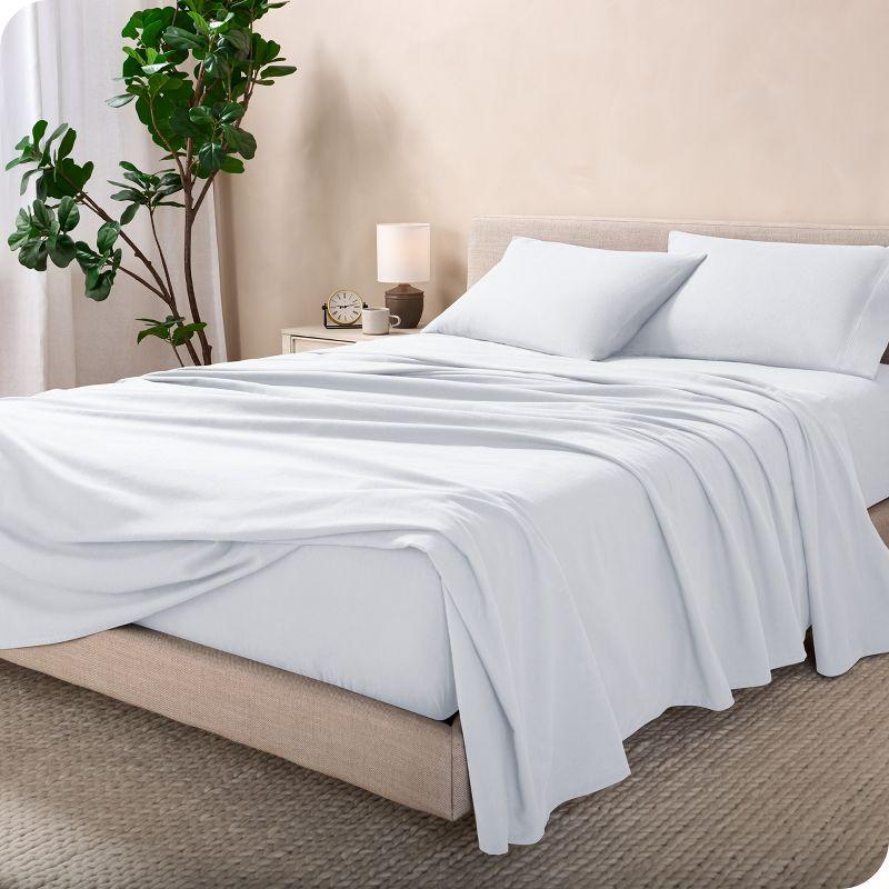 Bare Home Flannel Machine Woven Sheet Set