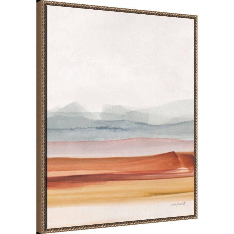 23"x28" Sierra Hills 02 by Lisa Audit Framed Canvas Wall Art Print Bronze - Amanti Art: Modern Polystyrene Framed Lithograph