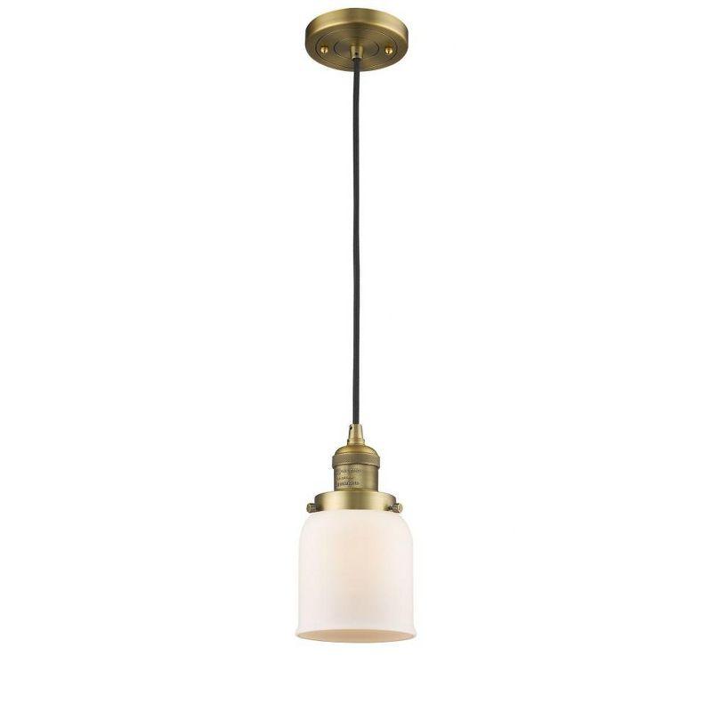 Innovations Lighting Bell 1 - Light Pendant in  Brushed Brass
