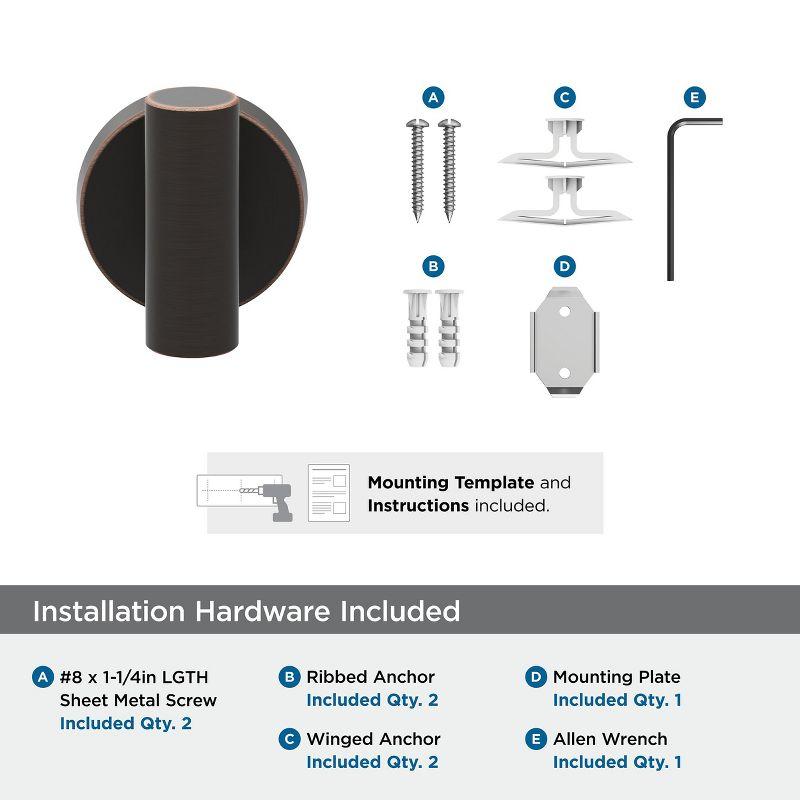 Arrondi™ Wall Mounted Robe Hook
