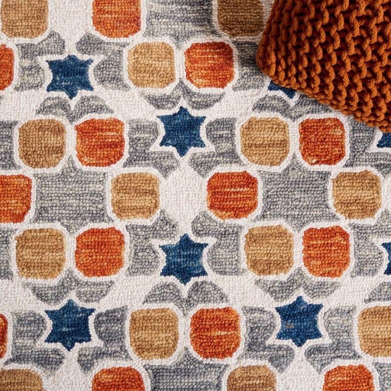 Aspen APN128 Hand Tufted Area Rug  - Ivory/Grey - 3'x5' - Safavieh.