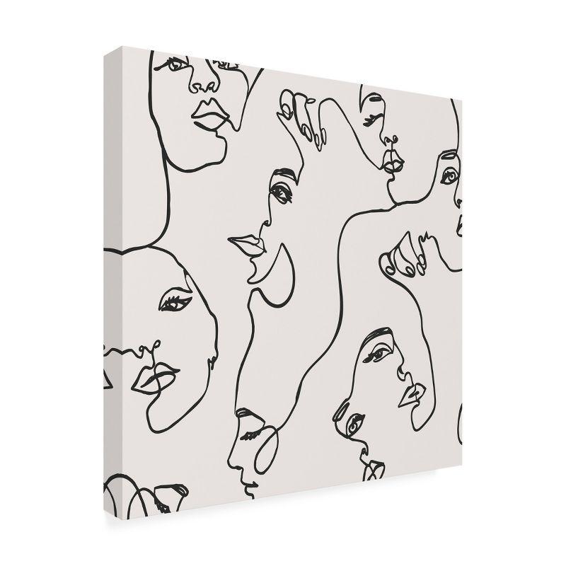 Trademark Fine Art -Incado 'Many Faces' Canvas Art