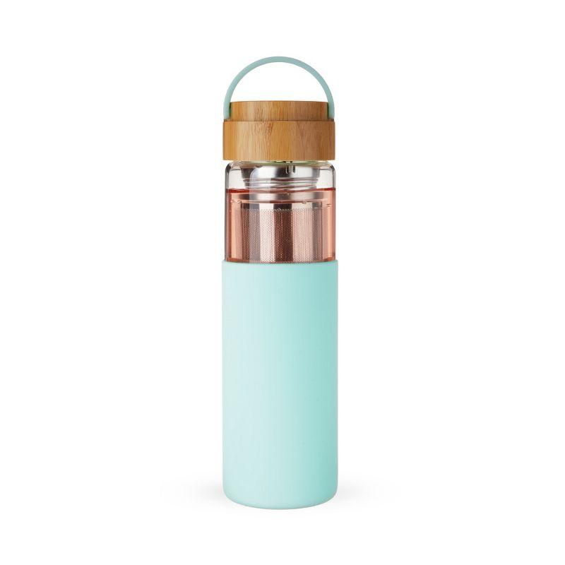 Pinky Up Dana Glass Travel Infuser Mug in Lavender