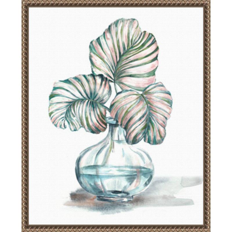 Amanti Art Island Tropics Frond in Bottle IV by Tre Sorelle Studios Framed Wall Art Print