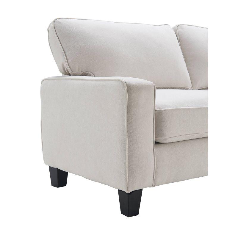 Serta Palisades 78" Track Arm Sofa, Easy Care Fabric, Soft Pillow Back, Pocket Coil Seat Cushions