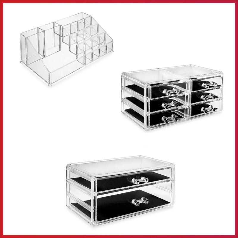 Acrylic 16 Compartment Makeup Organizer