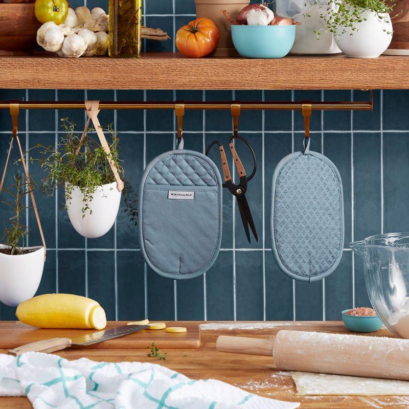 KitchenAid® KitchenAid Asteroid Solid Diamond Potholder (Set of 2)